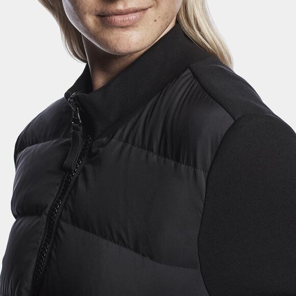 James Perse x Yosemite Mixed Media Jacket Zip Puffer Black Size 1 US Small - Picture 5 of 16